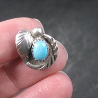 Southwestern Sterling Turquoise Tie Tack