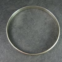 Vintage Mexican Sterling Bangle Bracelet 7.75"