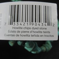 Turquoise Howlite Nugget Beads 16" Strand