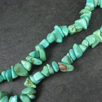 Turquoise Howlite Nugget Beads 16" Strand