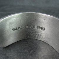 January Birthday Cuff Bracelet Salisbury Pewter 6.5 Inches