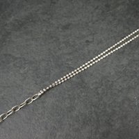 Dainty Italian Sterling 2 Strand Ankle Bracelet 9-10"