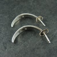 Southwestern Sterling Turquoise Inlay Earrings