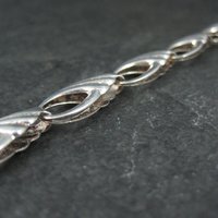 Vintage Italian Sterling Bracelet 7.5 Inches