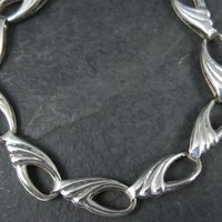 Vintage Italian Sterling Bracelet 7.5 Inches