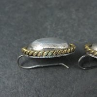 Vintage Mexican Sterling Brass Earrings