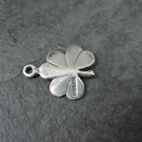 Vintage Sterling Clover Charm