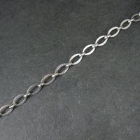 Vintage Italian Sterling Chain Bracelet 7.2"