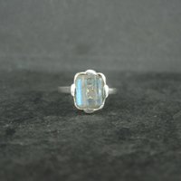 Vintage Sterling Labradorite Ring Size 5