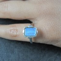 Vintage Sterling Labradorite Ring Size 5