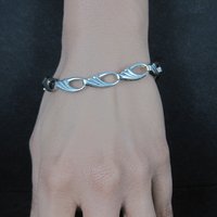 Vintage Italian Sterling Bracelet 7.5 Inches