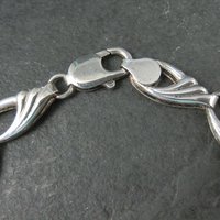 Vintage Italian Sterling Bracelet 7.5 Inches