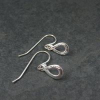 Simple Sterling Teardrop Earrings