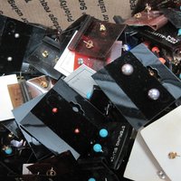 Huge Lot Vintage Stud Earrings Junk Jewelry