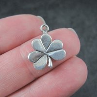 Vintage Sterling Clover Charm