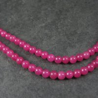 Round 4mm Pink Quartzite Beads