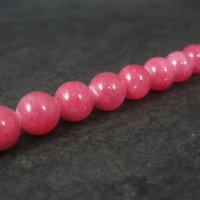 Pink Quartzite 8mm Round Bead Strand by Darice Discontinued