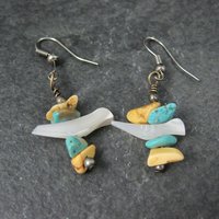 Southwestern Carved Bird Earrings