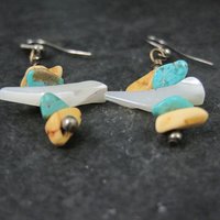 Southwestern Carved Bird Earrings