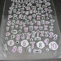 Studio G Halloween Alphabet Scrapbook Stickers .50" Discontinued