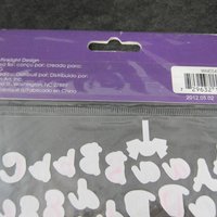 Studio G Halloween Alphabet Scrapbook Stickers .50" Discontinued