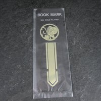 Vintage 18K Gold Plated Butterfly Bookmark