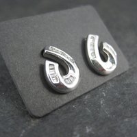 10K White Gold Diamond Earrings Estate .30 Carat