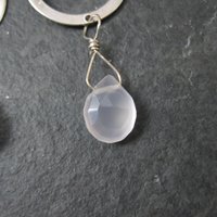 Dainty Sterling Opalite Circle Earrings
