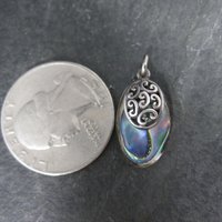 Small Sterling Abalone Pendant