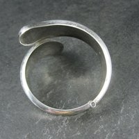 Vintage Mexican Sterling Clamper Bracelet 6 Inches