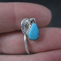 Vintage Southwestern Sterling Turquoise Tie Tack