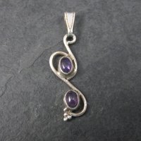 Sterling Silver Amethyst Pendant