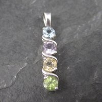 Small Sterling Gemstone Pendant Ross Simons