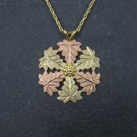 Landstroms Black Hills Gold Pendant Necklace