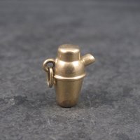 Antique 10K Water Pitcher Urn Charm Pendant