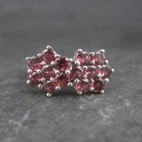 Vintage Sterling Rhodolite Garnet Ring Size 9