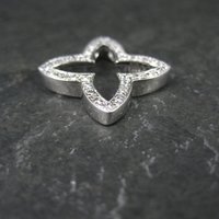 Estate Sterling Four Pointed Star Pendant