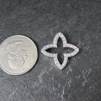 Estate Sterling Four Pointed Star Pendant