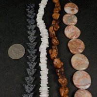 Lot of Vintage Gemstone Beads Destash