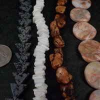 Lot of Vintage Gemstone Beads Destash