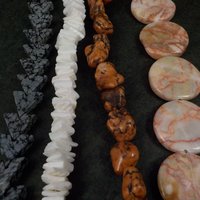 Lot of Vintage Gemstone Beads Destash
