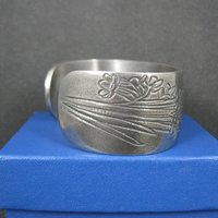 December Birthday Cuff Bracelet Salisbury Pewter 6.5 Inches