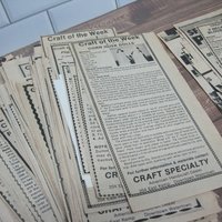 Huge Lot Craft of the Week Patterns 1978-1988