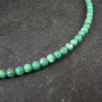 Sterling Silver Green Turquoise Wrap Around Necklace Choker Barse