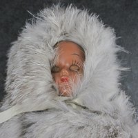 Vintage Sleepy Eye Native American Doll 7"