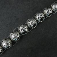 Celtic Spacer Beads 8x10mm Silver Plated Bead Gallery
