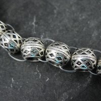 Celtic Spacer Beads 8x10mm Silver Plated Bead Gallery