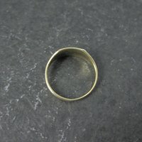 Victorian Baby Ring 10K Yellow Gold Size 1 Antique Ostby and Barton Initial J