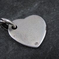 Vintage Sterling Marcasite Heart Pendant