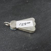 Southwestern Sterling Inlaid Sunface Pendant Sterling Silver